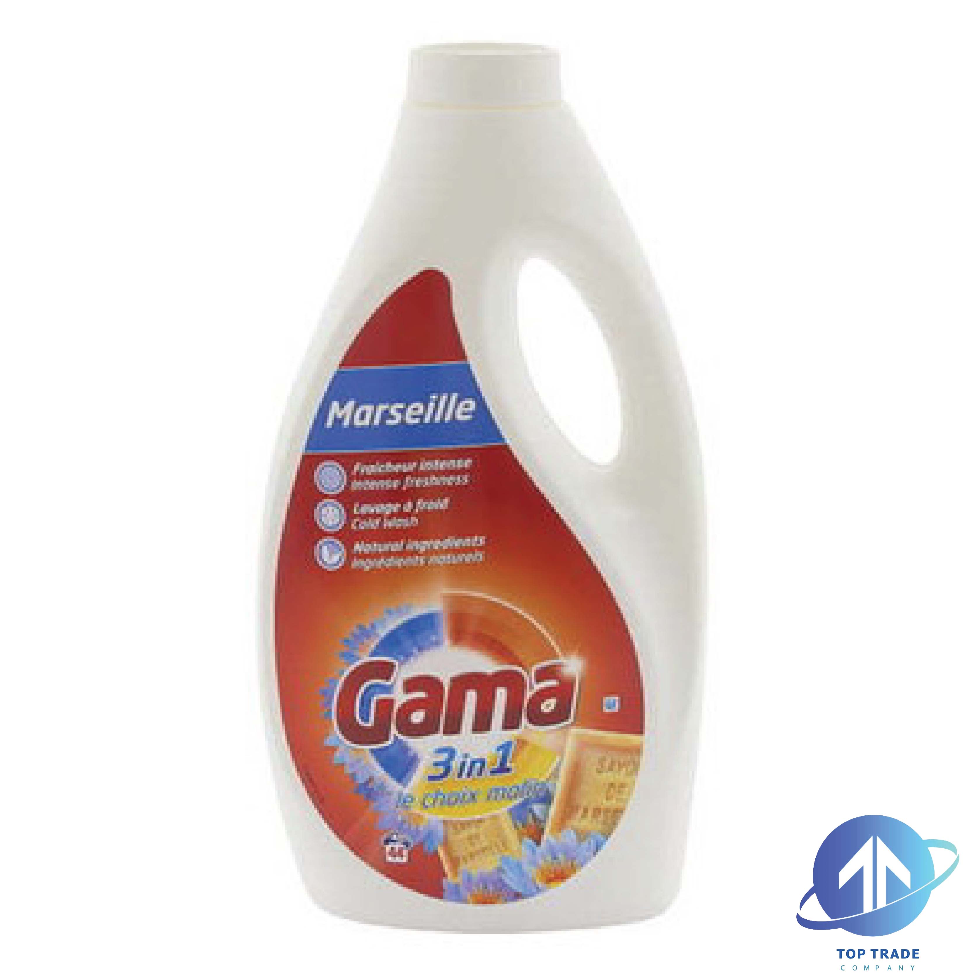 Gama washing liquid 3 in 1 Marseille 2,2l/44sc